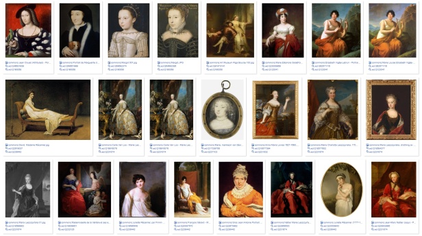 Wikidata - Portraits de femmes de lettres françaises